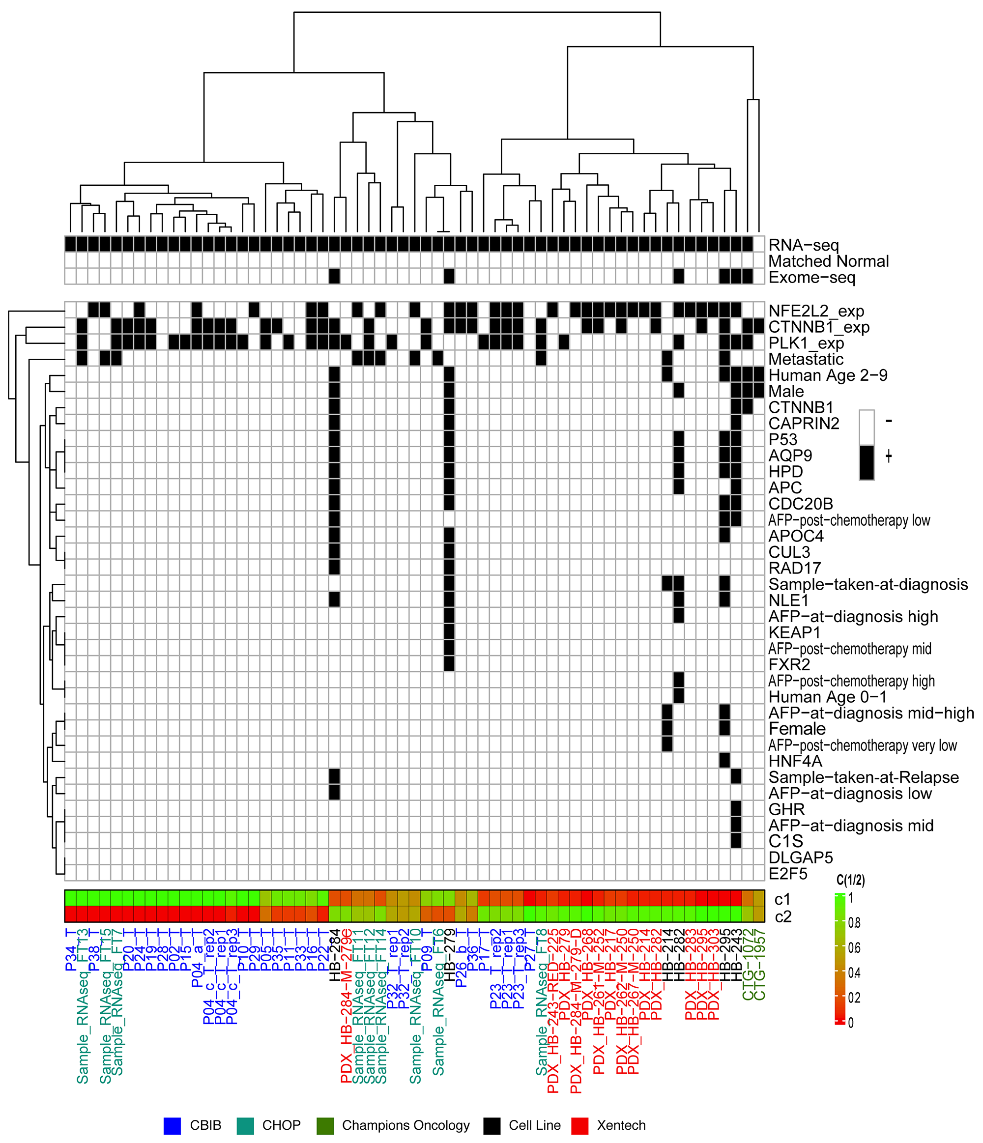16-Gene signature endotypes