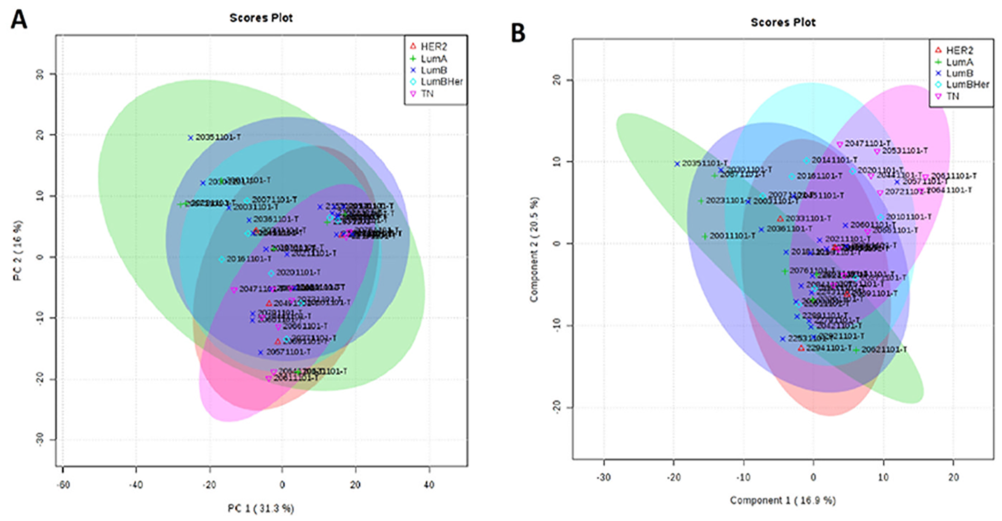 Metabolic targeted multivariate analysis