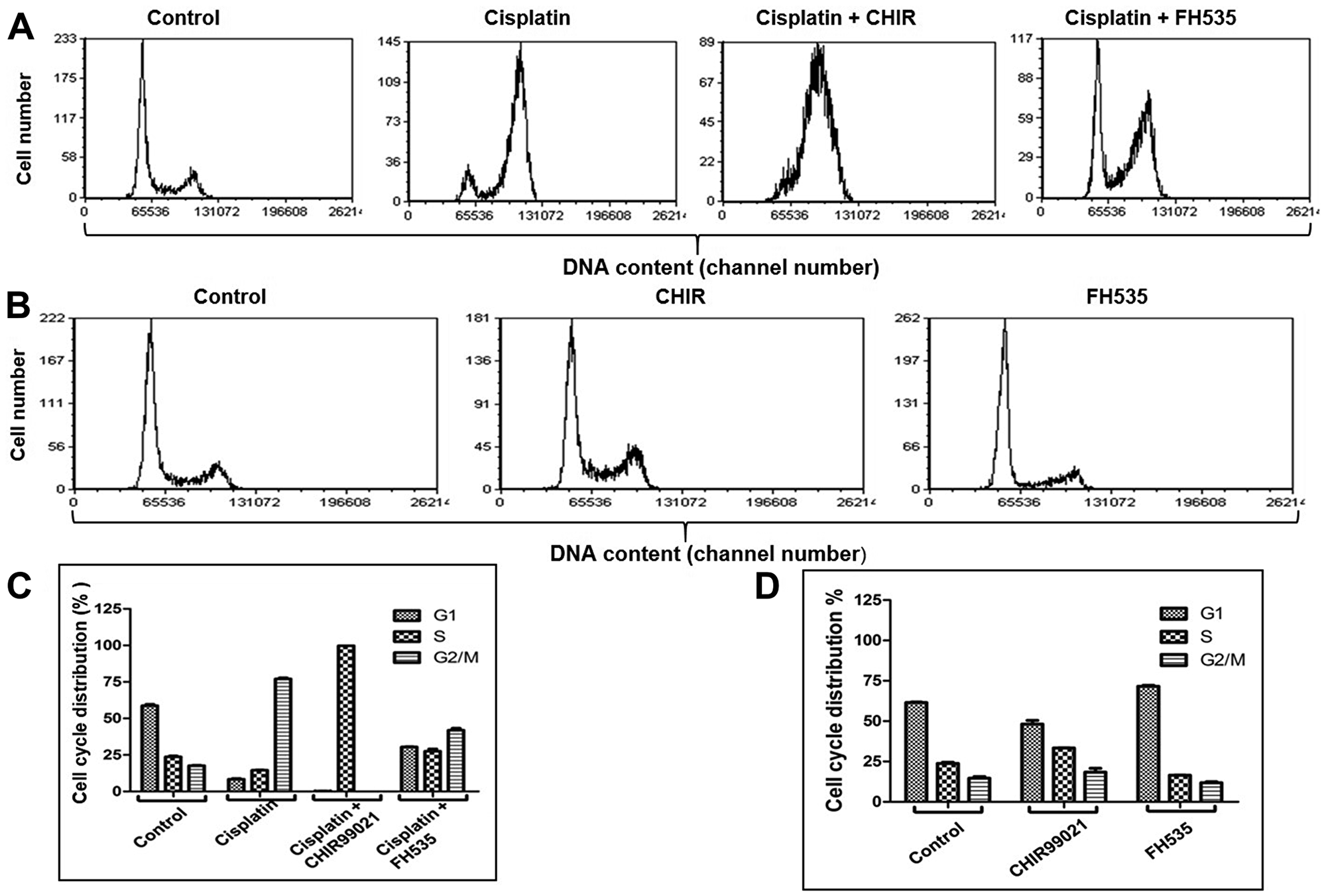 Inhibition of the Wnt/β-catenin pathway attenuates cisplatin induced cell cycle arrest