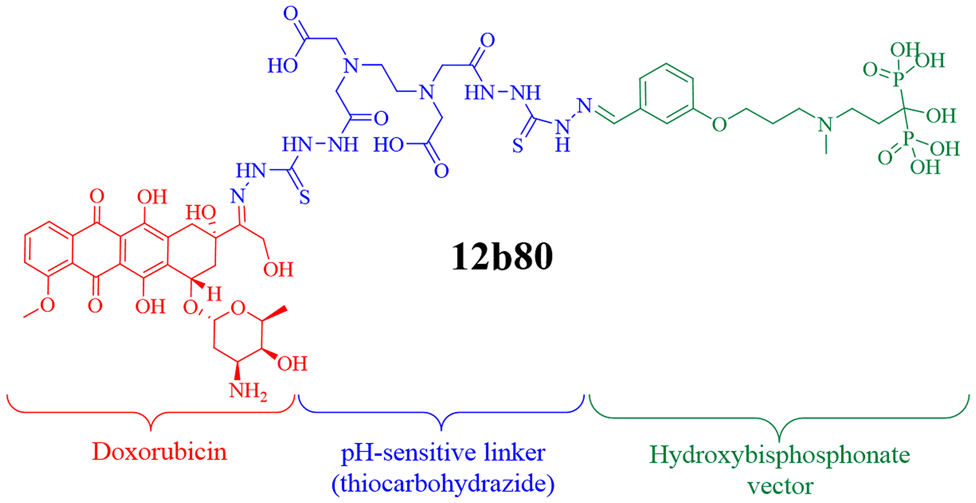 Chemical structure of 12b80
