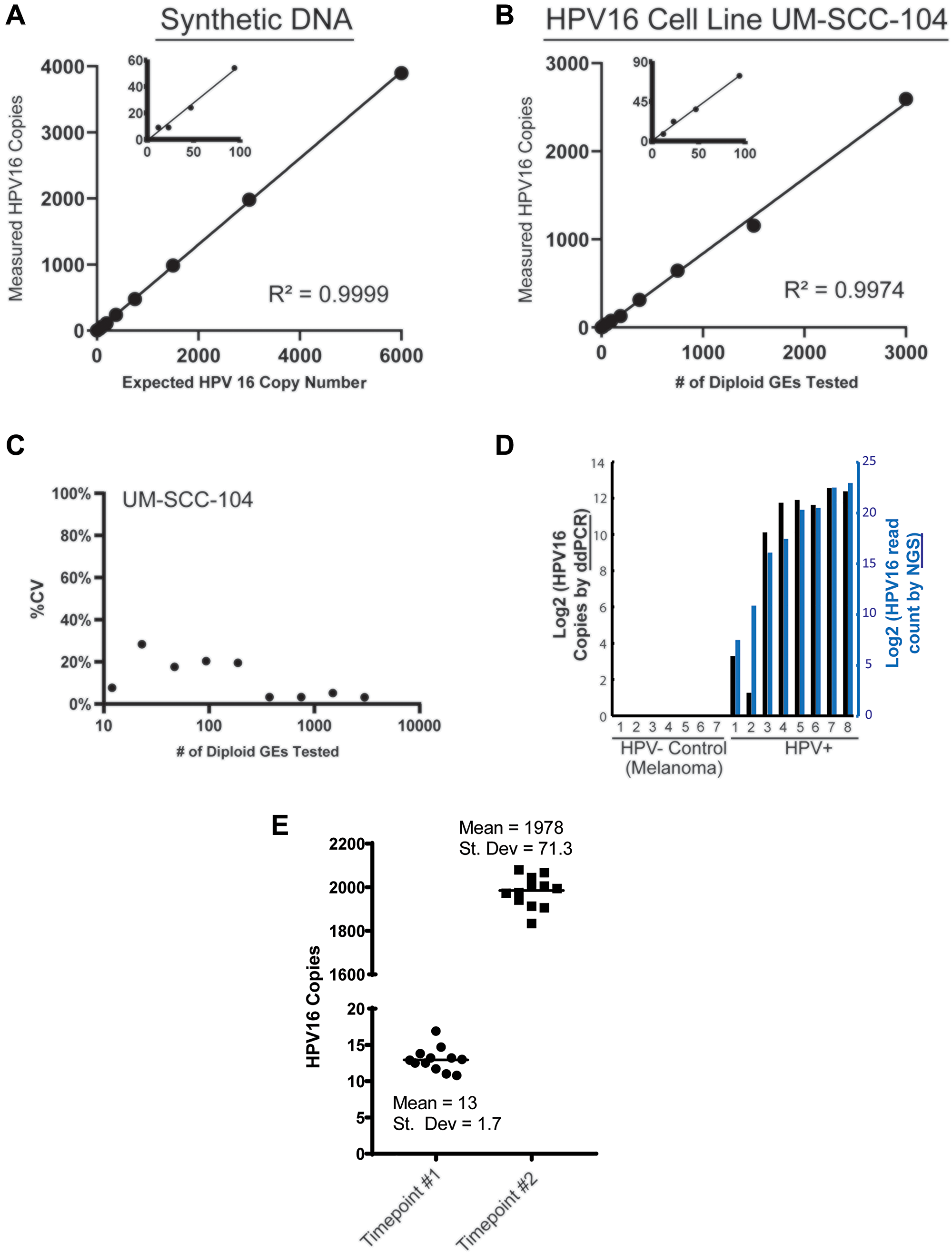 Analytical validation of HPV16 ctDNA droplet digital PCR assay