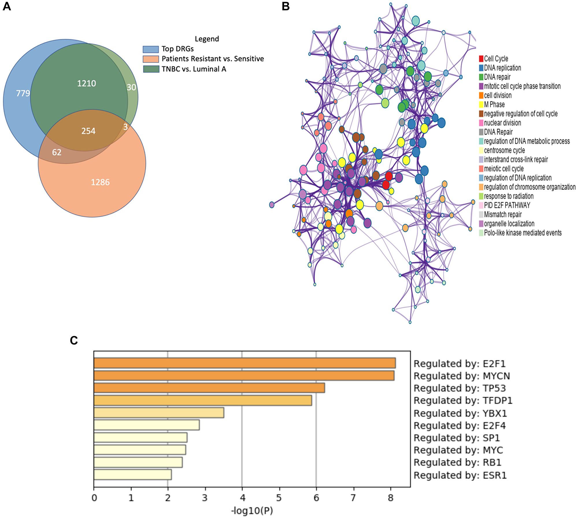 Similar gene expression patterns between endocrine-resistant breast cancer and triple-negative breast cancer