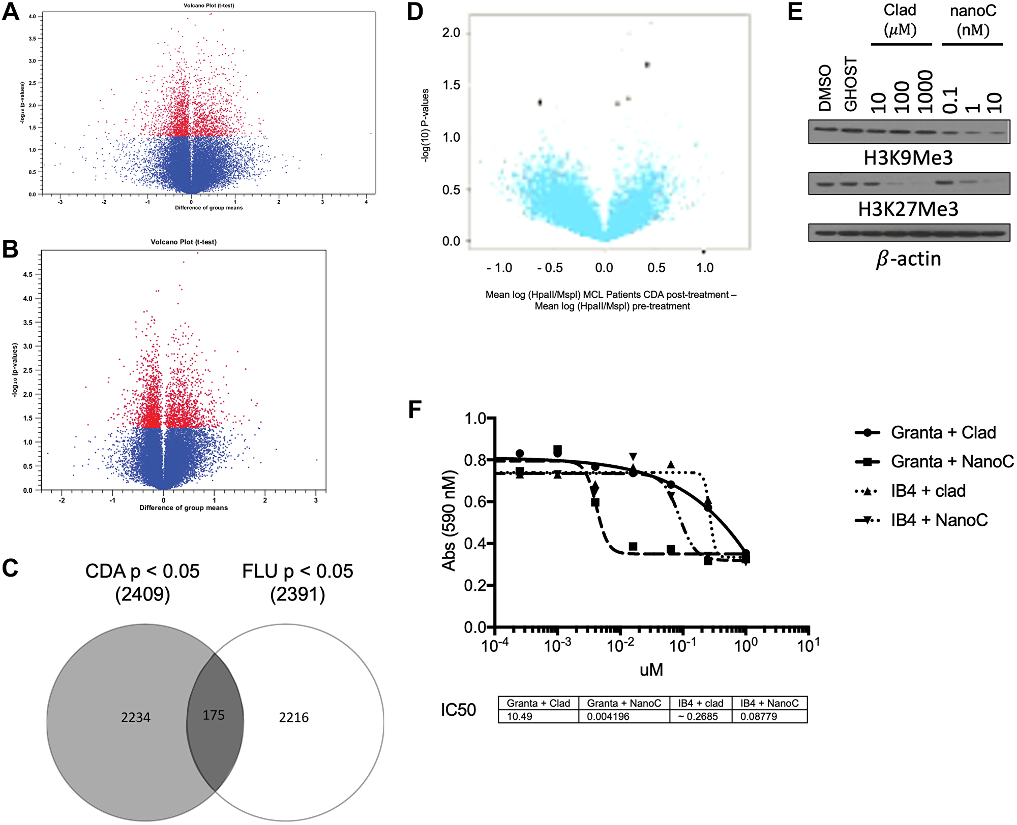 Cladribine has a unique epigenetic signature that affects DNA and histone methylation