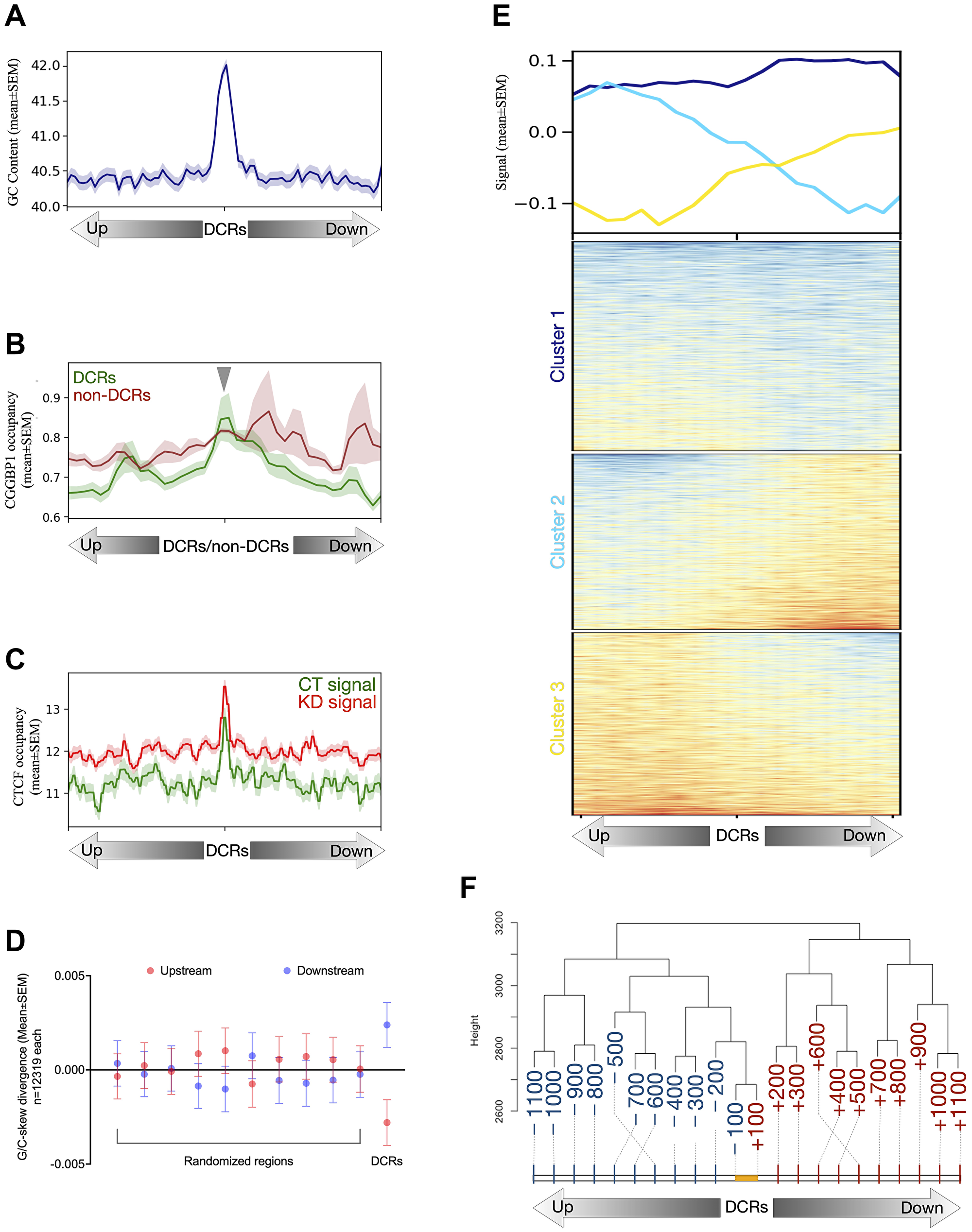 Features of the DCRs